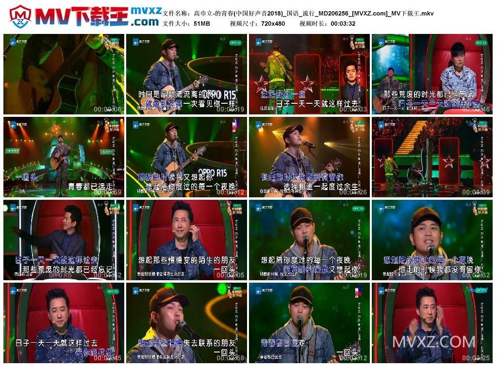 高巾立-的青春(中国好声音2018)_国语_流行_MD206256